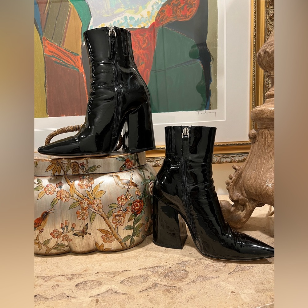 Alias Mae Ahara Bootie in Black Patent Leather